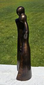 bronzen beeld / FAMILIE met 1 KIND / 2 KINDEREN, Antiek en Kunst, Ophalen of Verzenden