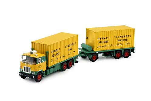 Rynart Mack F700 motorwagen met aanhanger (Tekno 71661), Hobby en Vrije tijd, Modelauto's | 1:50, Nieuw, Bus of Vrachtwagen, Tekno