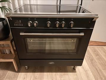 Boretti 90cm inductie fornuis! - Antraciet - Met garantie! beschikbaar voor biedingen