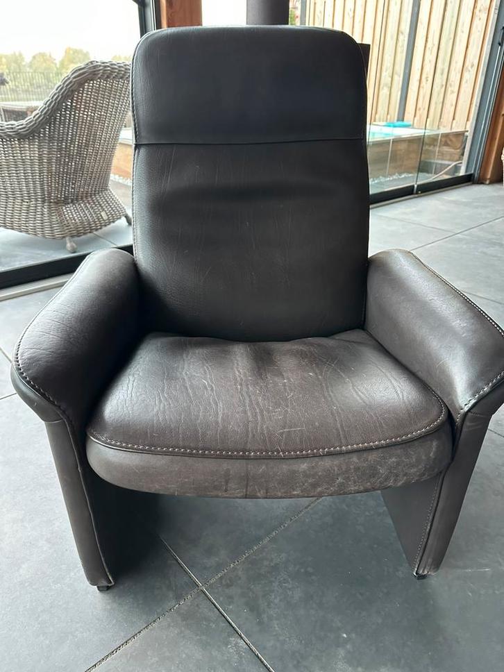 De Sede DS-50 relax fauteuils. Twee stuks., Huis en Inrichting, Fauteuils, Gebruikt, Leer, 50 tot 75 cm, 75 tot 100 cm, Ophalen