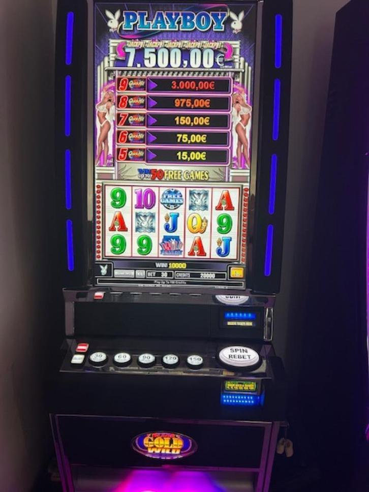 Bally Alpha V32 Playboy Casino machine, Verzamelen, Automaten | Gokkasten en Fruitautomaten, Zo goed als nieuw, Euro, Met sleutels