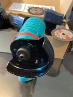 21 v mini haakse slijper met 2 accu,s en 2 slijpschijven, Ophalen of Verzenden, Nieuw, Haakse handslijpmachine