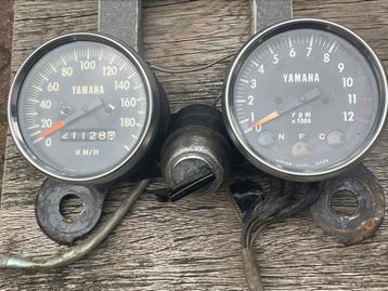 YAMAHA ds6 oerenteller + kilometerteller 1969 + contactslot beschikbaar voor biedingen