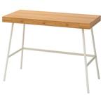 Bureau met slijtvast Bamboe blad, Ophalen, Zo goed als nieuw, Bureau