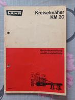 Onderdelenboek en Handleiding Fahr cirkelmaaier KM 20, Ophalen of Verzenden, Gelezen, Tractor en Landbouw