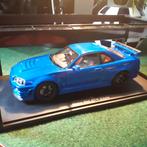 Nissan Skyline R34 GT-R Z-tune bayside blue Autoart, Verzenden, Nieuw, Auto, Autoart
