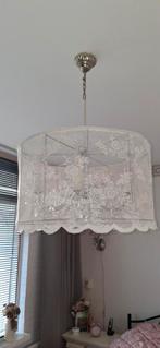 Vintage Kroonluchter met Kant, Huis en Inrichting, Ophalen, Gebruikt, Glas, Vintage