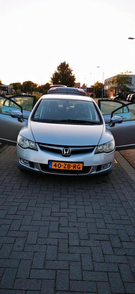 Honda Civic 1.3 Vtec Hybrid 4DR C-tr. 2007 Grijs, Auto's, Honda, Particulier, Civic, Hybride Elektrisch/Benzine, A, Sedan, Automaat