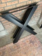 Stalen x tafelpoten, gepoedercoat, Huis en Inrichting, Minder dan 50 cm, 50 tot 100 cm, Rond, Ophalen of Verzenden