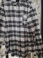 Te koop zwart/wit heren overhemd, maat M, merk Sustain, Kleding | Heren, Zwart, Zo goed als nieuw, Sustain, Halswijdte 39/40 (M)