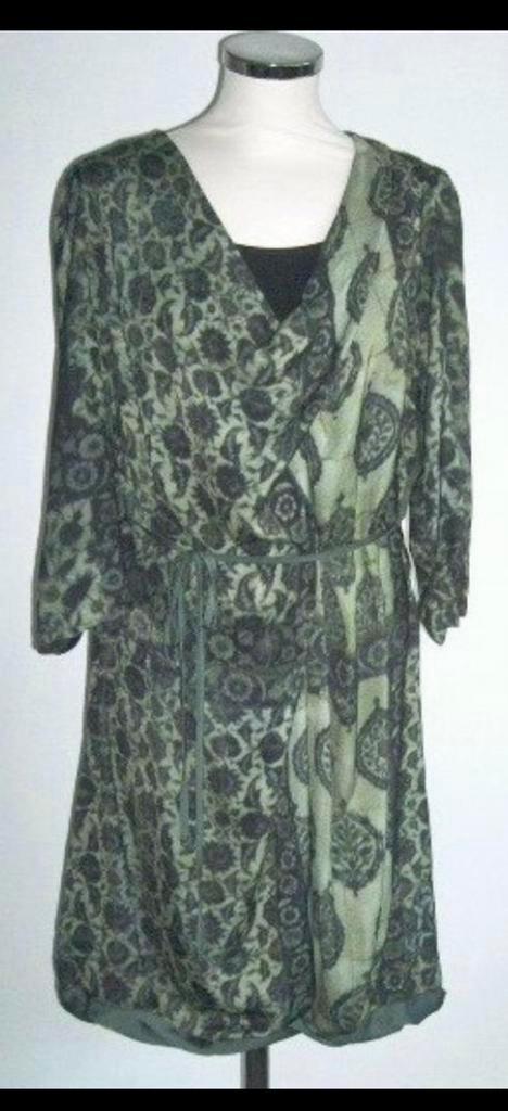 Summum nieuwe groene jurk met print maat 38 / 40, Kleding | Dames, Jurken, Nieuw, Maat 38/40 (M), Groen, Verzenden