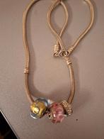 Zilveren pandora Ketting 40cm met 3 bedels trollbeats, Sieraden, Tassen en Uiterlijk, Kettingen, Ophalen of Verzenden, Zo goed als nieuw