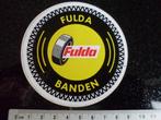 sticker fulda banden logo autobanden tyres tires vintage, Verzamelen, Merk, Zo goed als nieuw, Verzenden