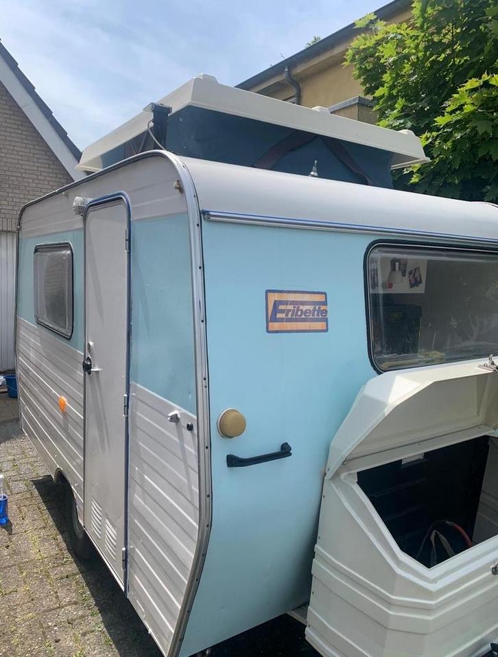 Hymer Eriba Eribette - Retro caravan!, Caravans en Kamperen, Caravans, Particulier, tot en met 2, tot 500 kg, Standaardzit, Hymer