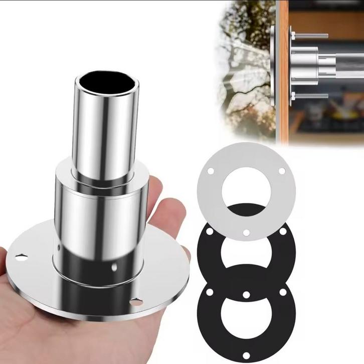 RVS Wanddoorvoer voor Camper, Boot, Huisje, Caravans en Kamperen, Camper-accessoires, Nieuw, Ophalen of Verzenden