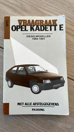 Opel Kadett E diesel 1984-1991vraagbaak, Auto diversen, Handleidingen en Instructieboekjes, Ophalen of Verzenden