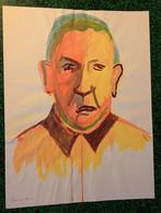 Aquarel portret, Antiek en Kunst, Kunst | Tekeningen en Foto's, Verzenden
