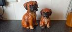 2 st Stenen hondjes  Boxers, Ophalen of Verzenden