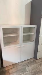 IKEA Besta Kastcombinatie, Ophalen, Met deur(en), 100 tot 150 cm, Glas
