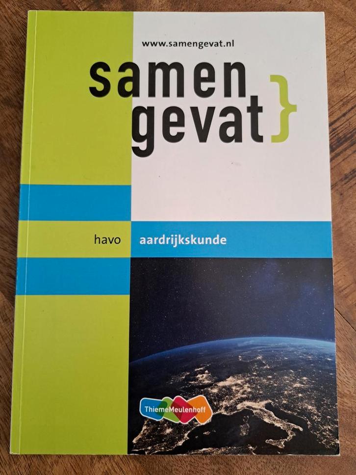 H.J.C. Kasbergen - Samengevat havo Aardrijkskunde, Boeken, Schoolboeken, Zo goed als nieuw, Aardrijkskunde, HAVO, Ophalen of Verzenden