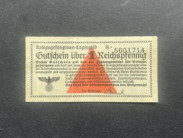 WWII Krijgsgevangenen Kamp Biljet beschikbaar voor biedingen