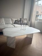 Vintage Carrara/calacatta? Marmer Salontafel - Japandi Stijl, Huis en Inrichting, Tafels | Salontafels, Ophalen, Overige materialen