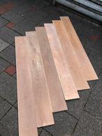 Eiken parketvloer 26cm brede planken 37,5m2, Zo goed als nieuw, 10 m² of meer, 10 tot 30 cm, Hout