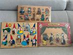 Vintage houten knopjes puzzels ( compleet & in mooie staat, 2 tot 4 jaar, Ophalen of Verzenden, Zo goed als nieuw, Van hout