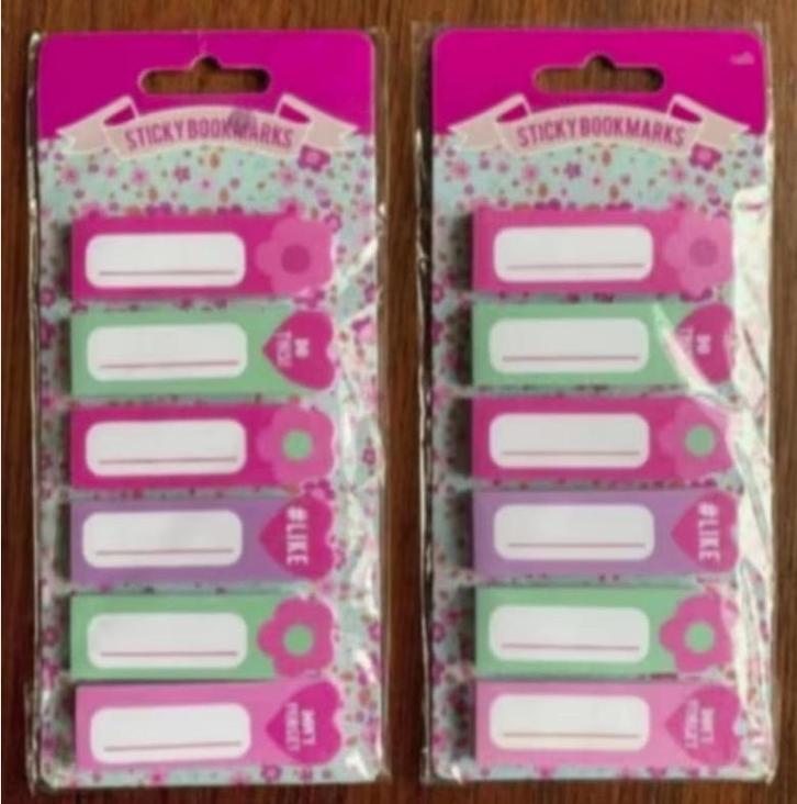 2x sticky bookmarks plakblaadjes do this! #like don't forget, Diversen, Schoolbenodigdheden, Nieuw, Ophalen of Verzenden