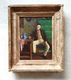 DUITS==C. Goebel-Ferch 1866-1936==peinzende student==1919, Antiek en Kunst, Kunst | Schilderijen | Klassiek, Ophalen of Verzenden