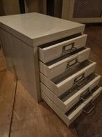 Vintage metalen ladekast € 65, Huis en Inrichting, Kasten | Ladekasten, Minder dan 50 cm, 5 laden of meer, Ophalen of Verzenden