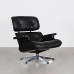 Eames lounge chair zwart Vitra, Huis en Inrichting, Fauteuils, 75 tot 100 cm, Gebruikt, Hout, 75 tot 100 cm