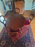 Antieke Tafel met 4 Stoelen voor een leuke priis, Ophalen