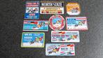 Assen IJsspeedway stickers vanaf 1976 9 x, Verzamelen, Verzenden, Zo goed als nieuw, Motoren