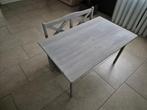 Kinder tafeltje met bankje, Kinderen en Baby's, Kinderkamer | Tafels en Stoelen, Ophalen, Gebruikt, Tafel(s) en Stoel(en)