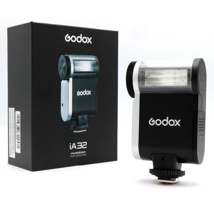 Godox iA32 iFlash Camera Flash, Audio, Tv en Foto, Fotografie | Flitsers, Zo goed als nieuw, Overige merken, Kantelbaar, Ophalen of Verzenden