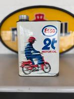 Esso 2 Takt olie blik, Gebruikt, ., ., .