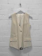 Isaac Sellam - Mooi leren gilet maat 38 & 40 - Nieuw €695, Maat 38/40 (M), Beige, Nieuw, Ophalen of Verzenden