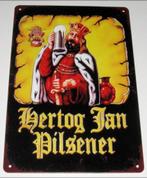 HERTOG JAN BIER : Metalen Bord Hertog Jan Pilsener, Verzamelen, Biermerken, Verzenden, Nieuw, Reclamebord, Plaat of Schild, Hertog Jan