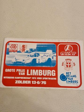 397 Autoraces Grote Prijs van Limburg 1976 - Zolder beschikbaar voor biedingen