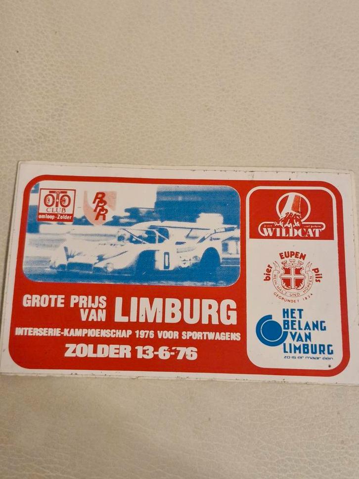 397 Autoraces Grote Prijs van Limburg 1976 - Zolder, Verzamelen, Automerken, Motoren en Formule 1, Gebruikt, Auto's, Ophalen of Verzenden