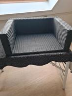 Zwarte gevlochten riet, Ophalen