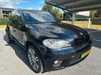 BMW X5 E70 XdriveM40D Aut8 2012 carbonschwarz comfortstoelen, Navigatiesysteem, 2993 cc, Blauw, Leder
