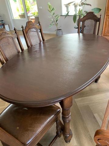 Eiken eettafel ovaal Walraven & Bevers 172 x 110  beschikbaar voor biedingen