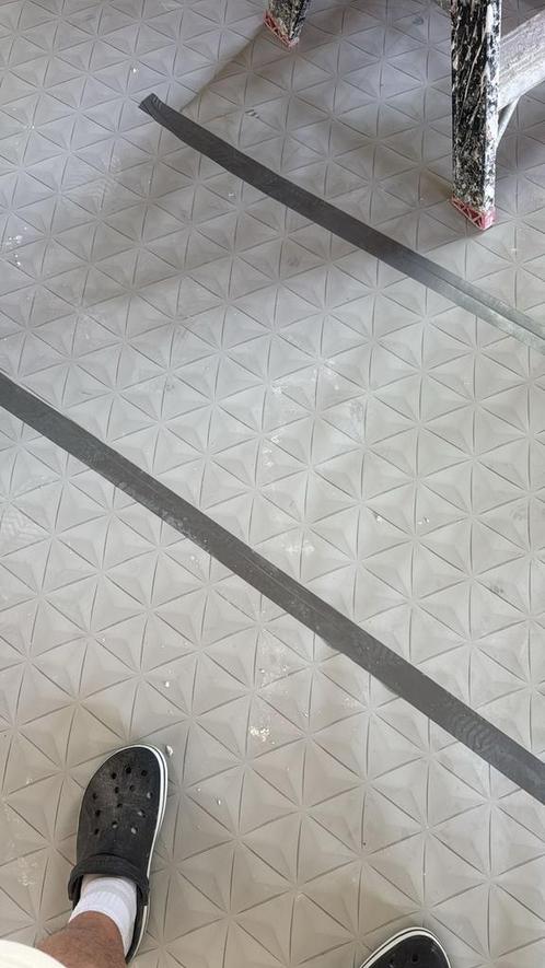 Stucloper zware kwaliteit met vinyl laag nu 10 euro per rol, Doe-het-zelf en Verbouw, Zeil en Folie, Nieuw, Folie, 15 m² of meer