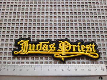 Judas Priest  logo  patch j3  geel 4x13.5 cm beschikbaar voor biedingen