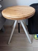 Houten kruk, pianokruk,met verstelbare hoogte, Huis en Inrichting, Stoelen, Ophalen, Gebruikt, Bruin, Eén