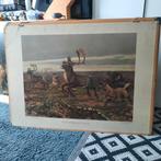 Schoolplaat in de Siberische vlakte ,bijplaat woudbewoners n, Antiek en Kunst, Antiek | Schoolplaten, Ophalen, Natuur en Biologie