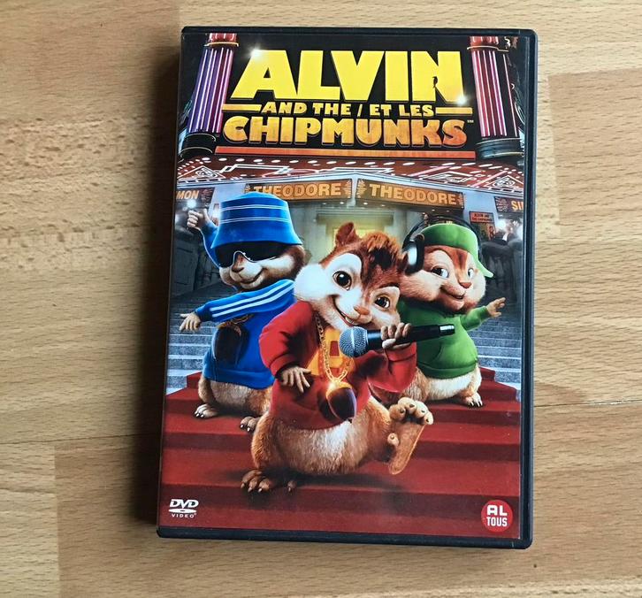 Dvd Alvin & The Chipmunks film, Cd's en Dvd's, Dvd's | Kinderen en Jeugd, Zo goed als nieuw, Film, Alle leeftijden, Ophalen of Verzenden