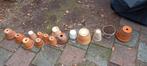 Terracotta potten, Ophalen of Verzenden, Rond, Minder dan 25 cm, Minder dan 40 cm